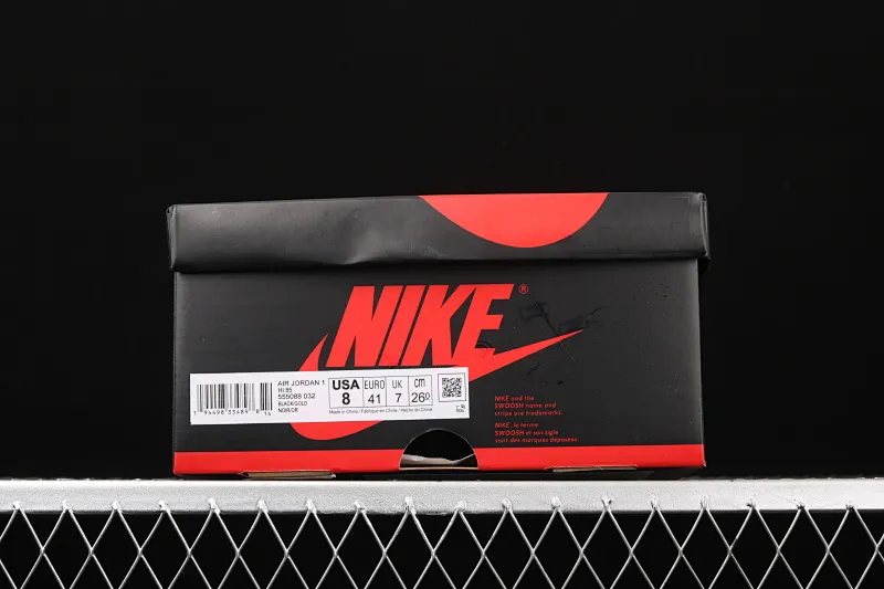 All categories Air Jordan Jordan series basketball shoes Air Jordan 1 High X version Air Jordan 1 High OG "Black/Metallic Gold" AJ1 Joe 1 patent leather black gold 555088-032